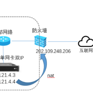 YL-单网卡双IP提供内外网业务部署示例