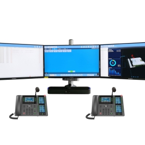 C18 一机三屏调度台